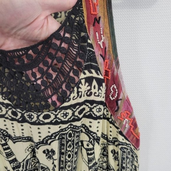 Lucky Brand Beaded Boho Casual Dress size Medium - Picture 3 of 14